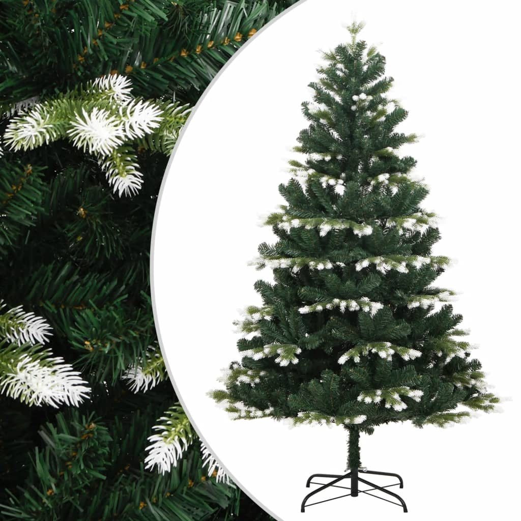 Vidaxl Kunstkerstboom mit Scharnieren und Schnee 240 cm