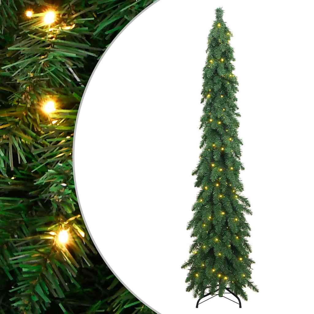 Vidaxx künstlicher Weihnachtsbaum mit Beleuchtung 130 LEDs 210 cm