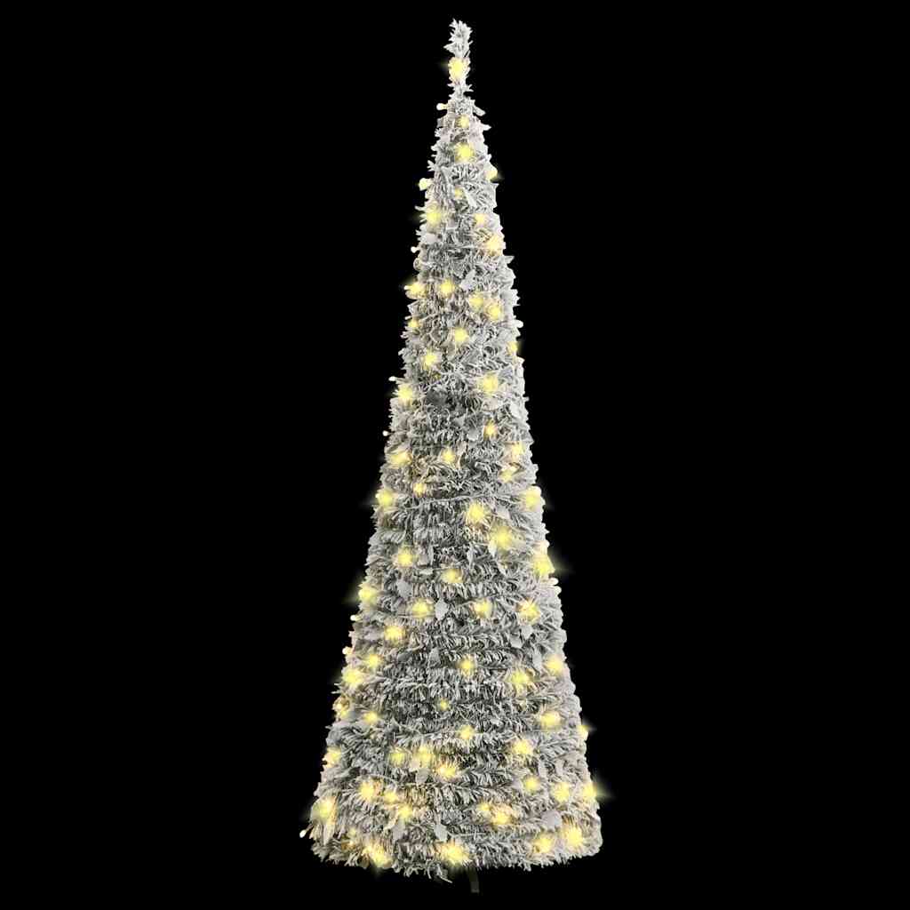 Vidaxl Kunstkerstboom Popup mit Schnee 100 LEDs 150 cm