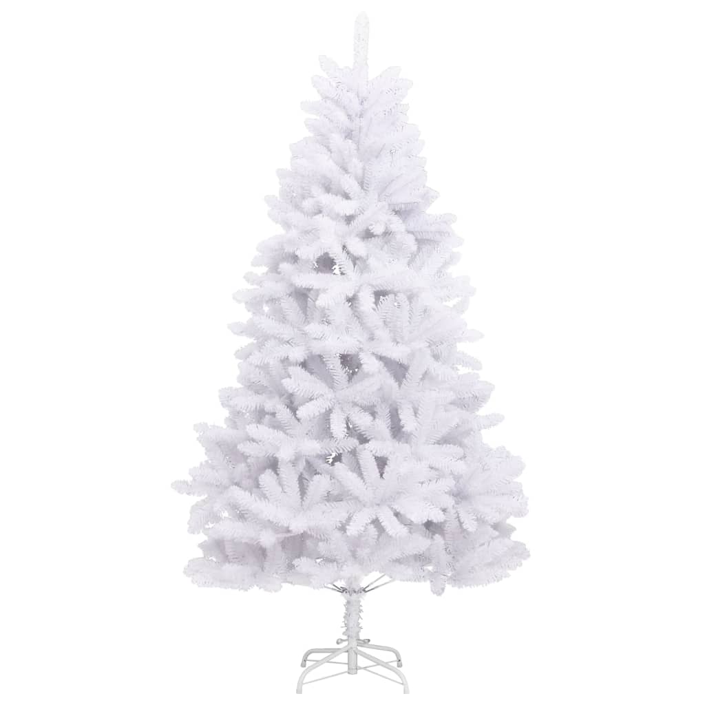 VidaXL Künstlicher Weihnachtsbaum mit Scharnieren mit Ständer 300 cm weiß