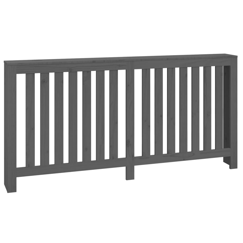 VIDAXL -Radiatorkonstruktion 169 x 19 x 84 cm Festkiefergrau