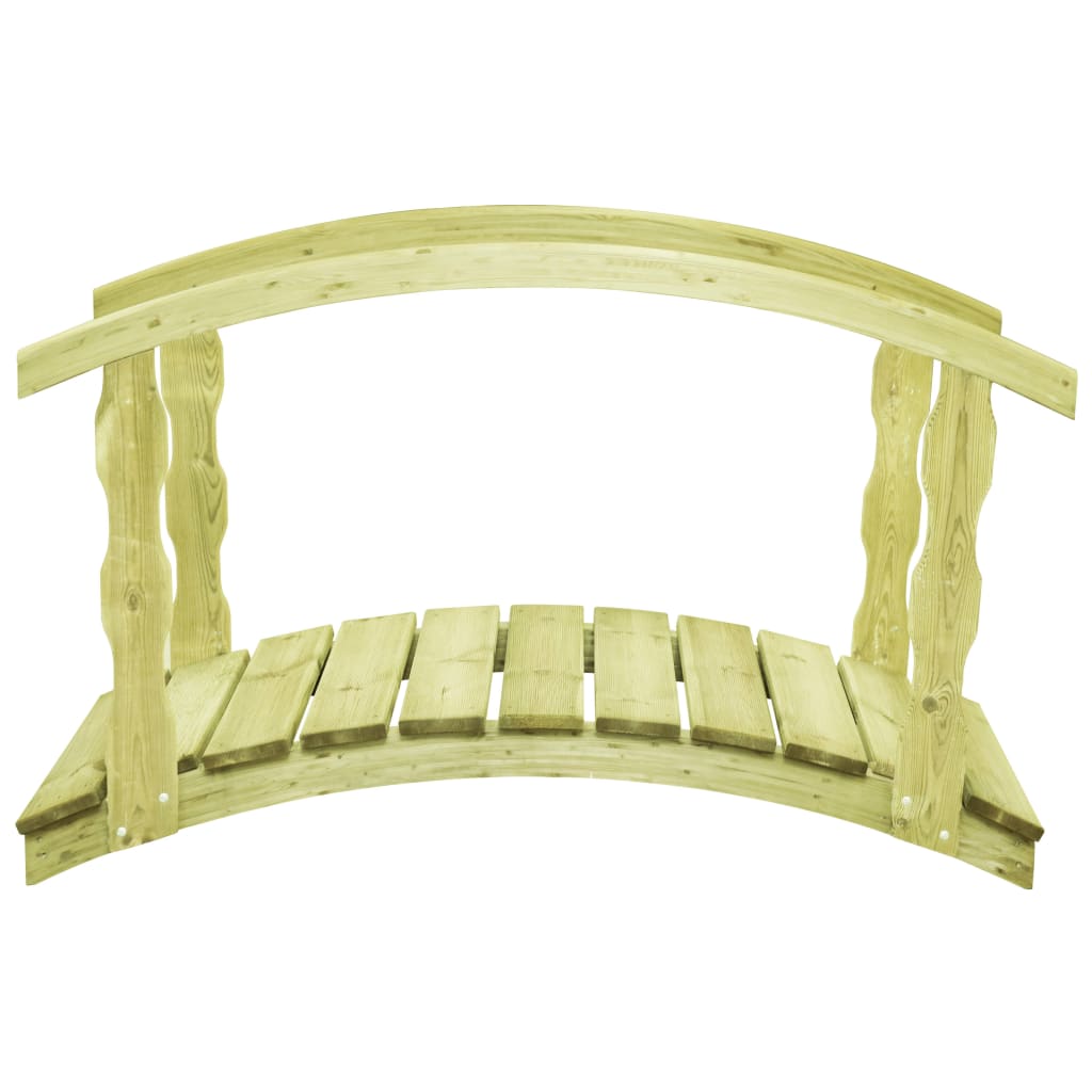 VidaXL B-Ware Gartenbrücke 170x74x105 cm imprägniertes massives Kiefernholz