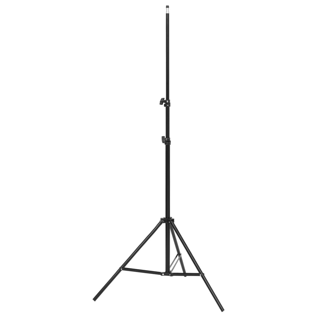 VidaXL Fotostudio-Set mit Lichtset, Hintergrundleinwand und Reflektor