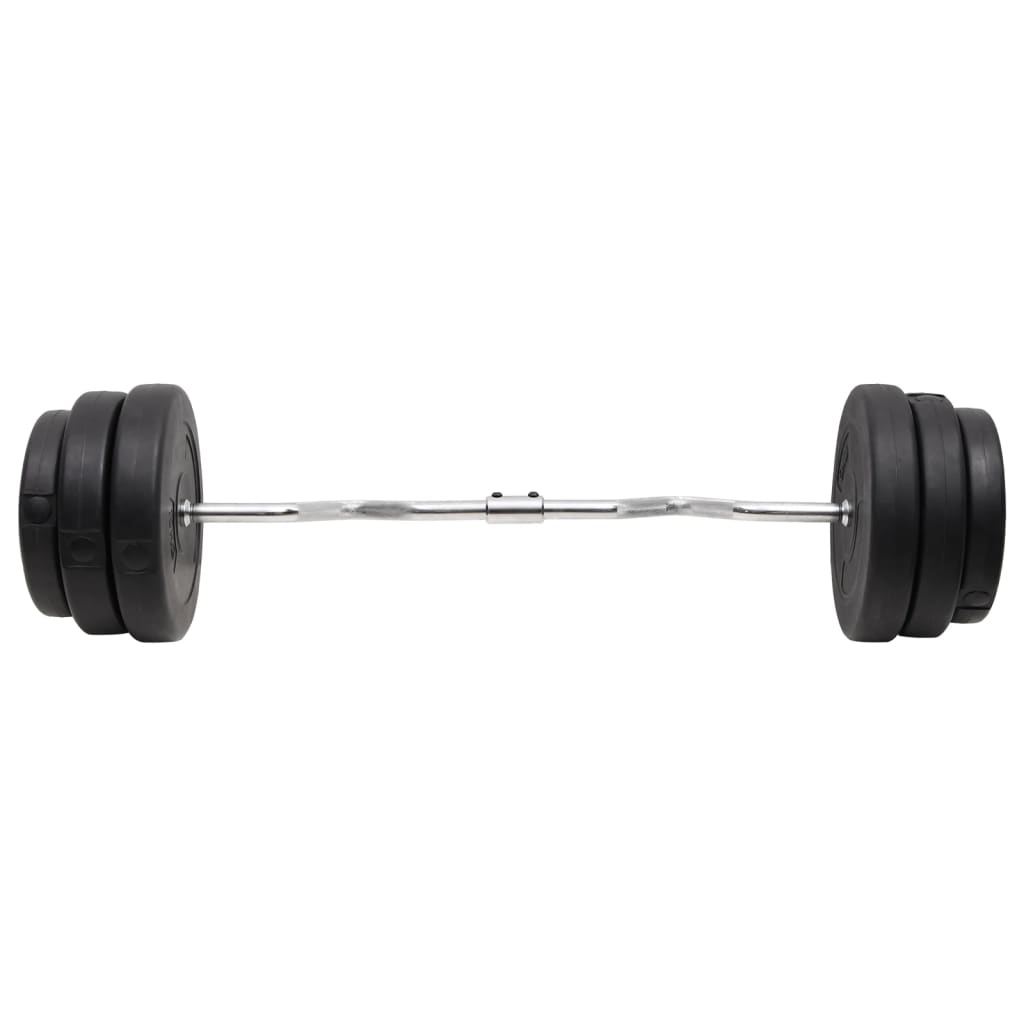 VidaXL gebogene Hantel mit Gewichten 90 kg