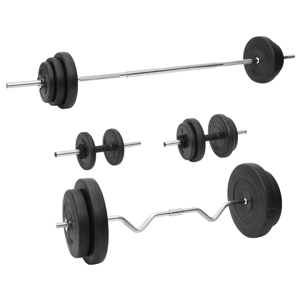 VidaXL Hantelset mit Gewichten 90 kg