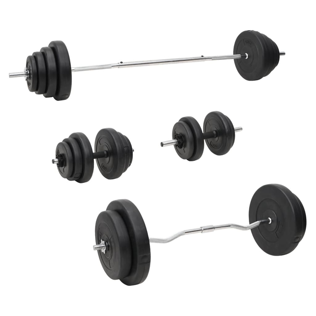 VidaXL Hantelset mit Gewichten 120 kg