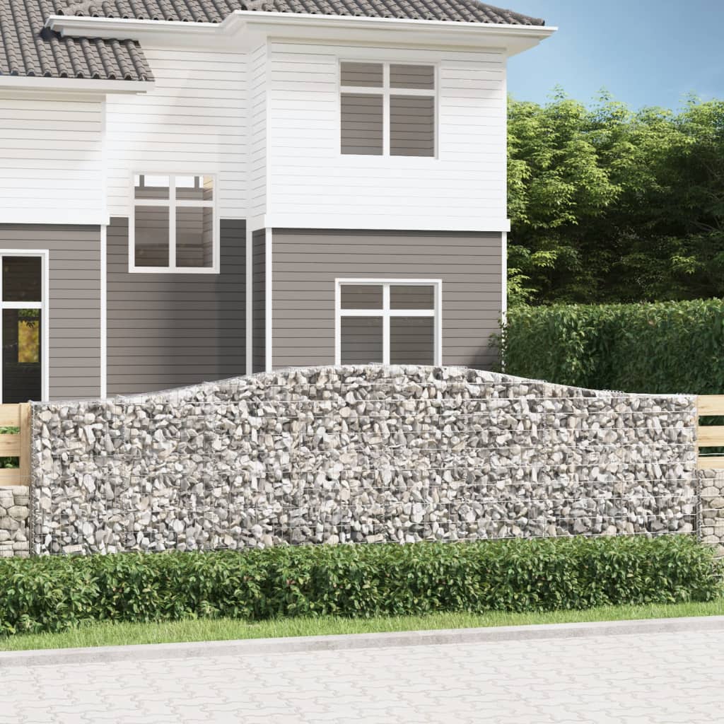 Vidaxl Schans Körbe 3 ST Gewölbte 400x30x120 140 cm Eisen