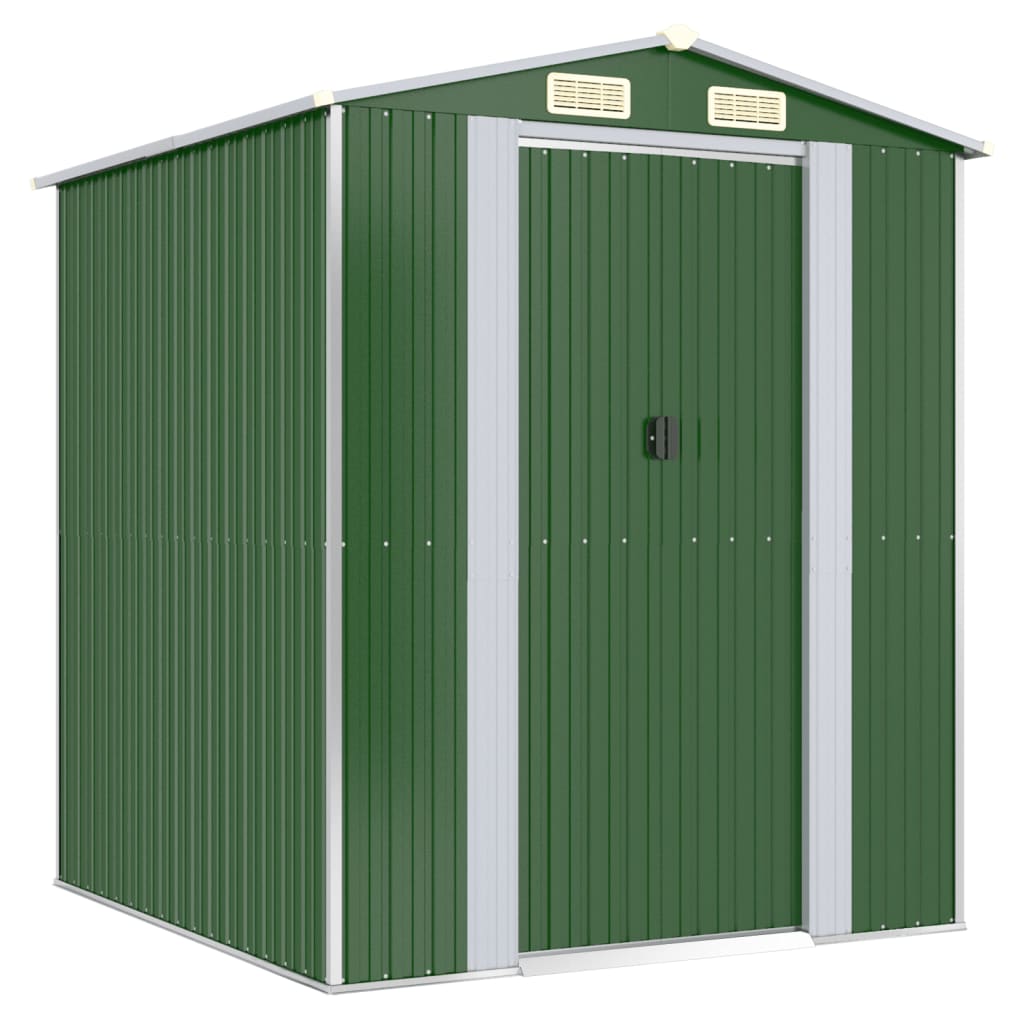 VidaXL Gartenhaus 192x191x223 cm verzinkter Stahl grün