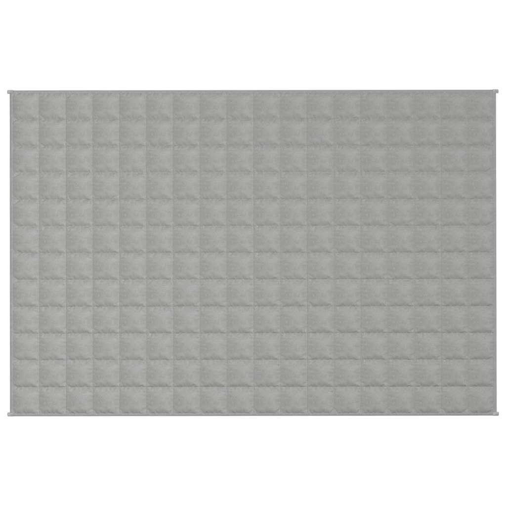 Vidaxx Gewichtsdecke 120x180 cm 5 kg Stoff grau
