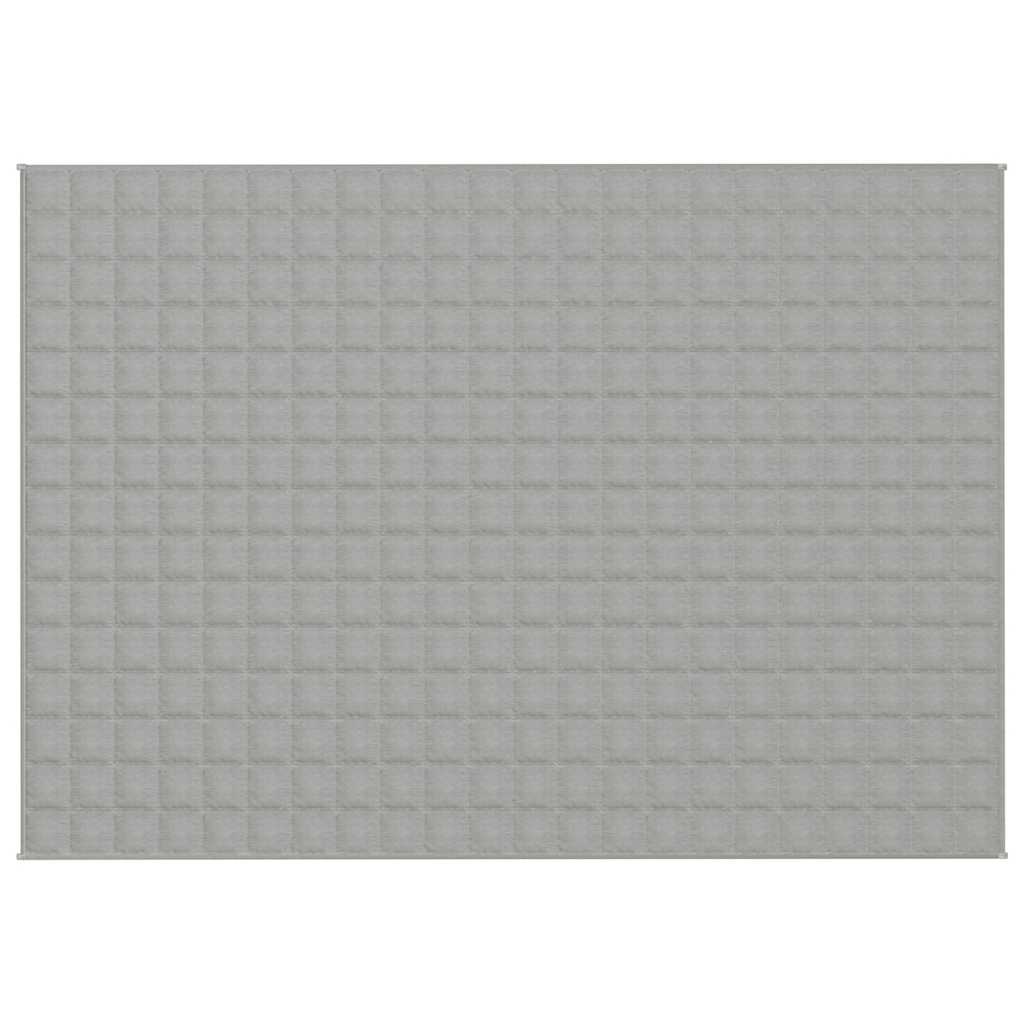 Vidaxx Gewichtsdecke 155x220 cm 7 kg Stoff grau