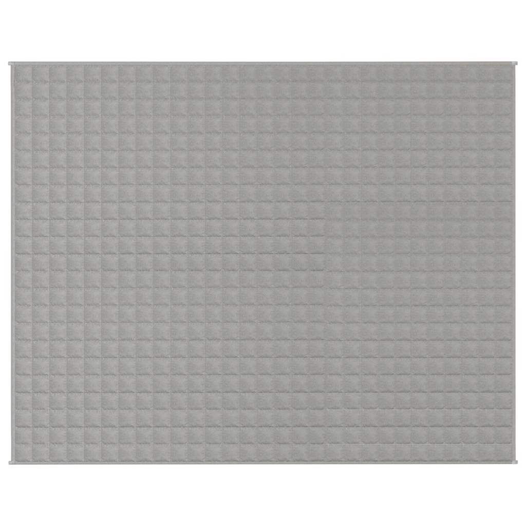 Vidaxx Gewichtsdecke 235x290 cm 11 kg Stoff grau