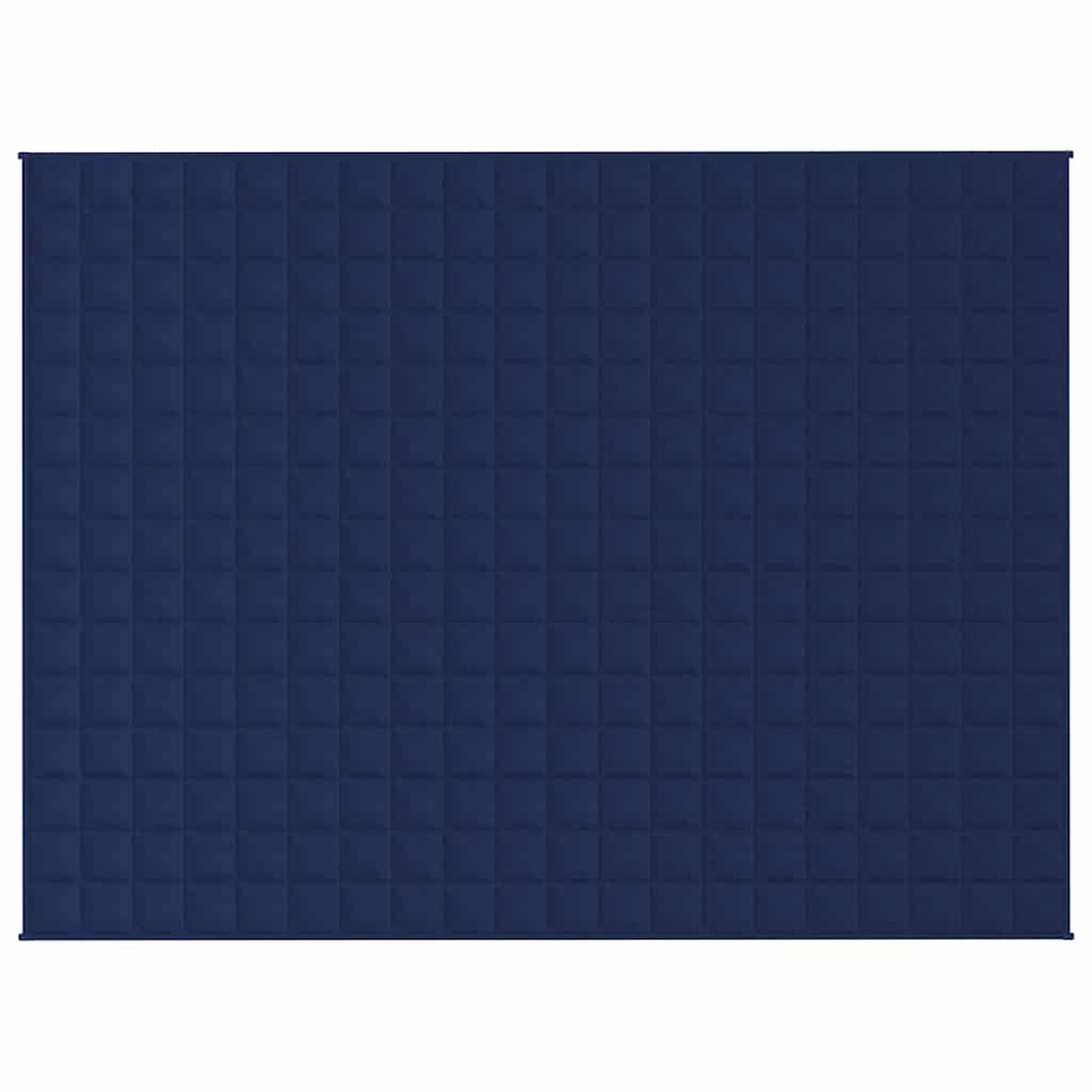 Vidaxx Gewichtsdecke 150x200 cm 11 kg Stoff blau