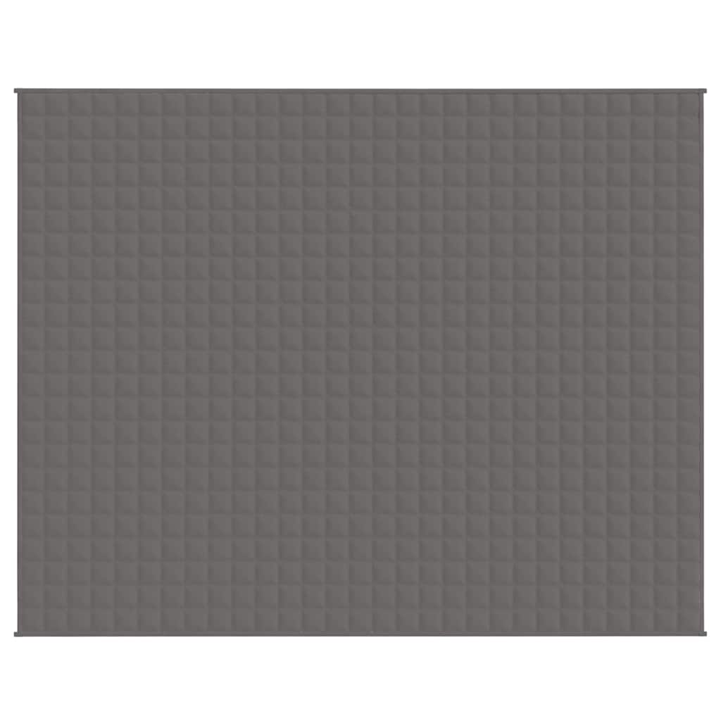 Vidaxx Gewichtsdecke 235x290 cm 11 kg Stoff grau