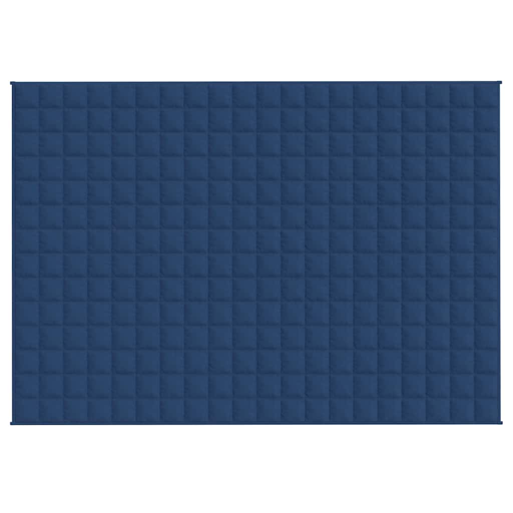 Vidaxx Gewichtsdecke 138x200 cm 6 kg Stoff blau