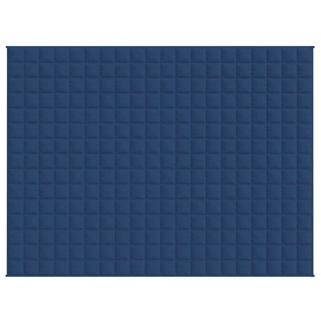 Vidaxx Gewichtsdecke 150x200 cm 7 kg Stoff blau