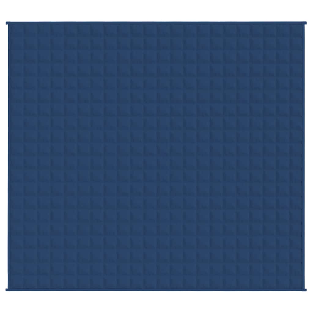 Vidaxx Gewichtsdecke 220x235 cm 15 kg Stoff blau