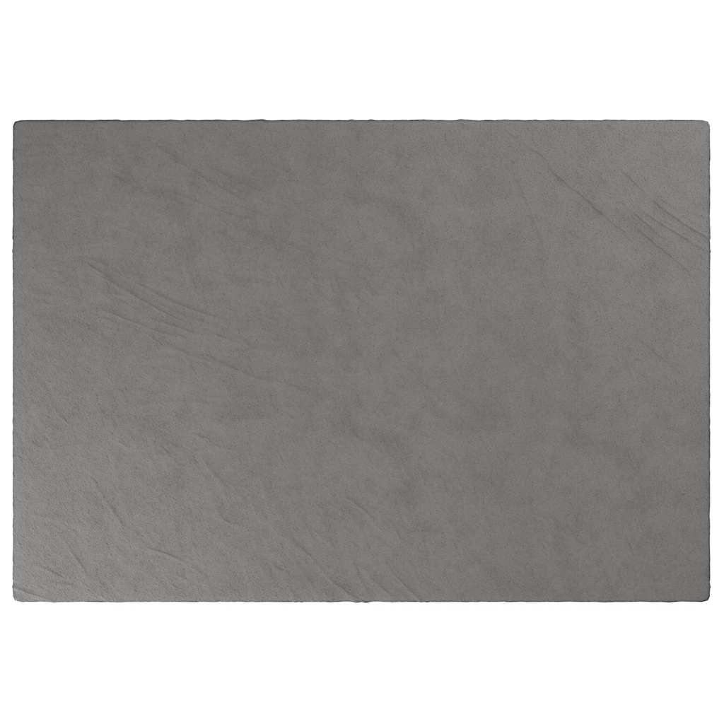 VidaXL Gewichtsdecke mit Bezug 138x200 cm 10 kg Stoff grau