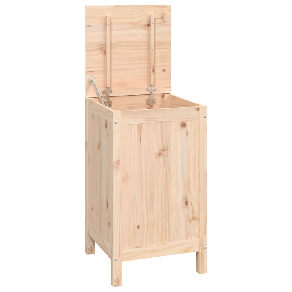 Vidaxl wasmand 44x44x76 cm massief grenenhout