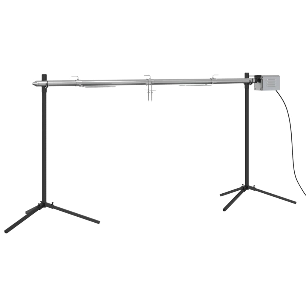 VidaXL Automatischer Grill mit Motor 150x46,5x82,5 cm Edelstahl
