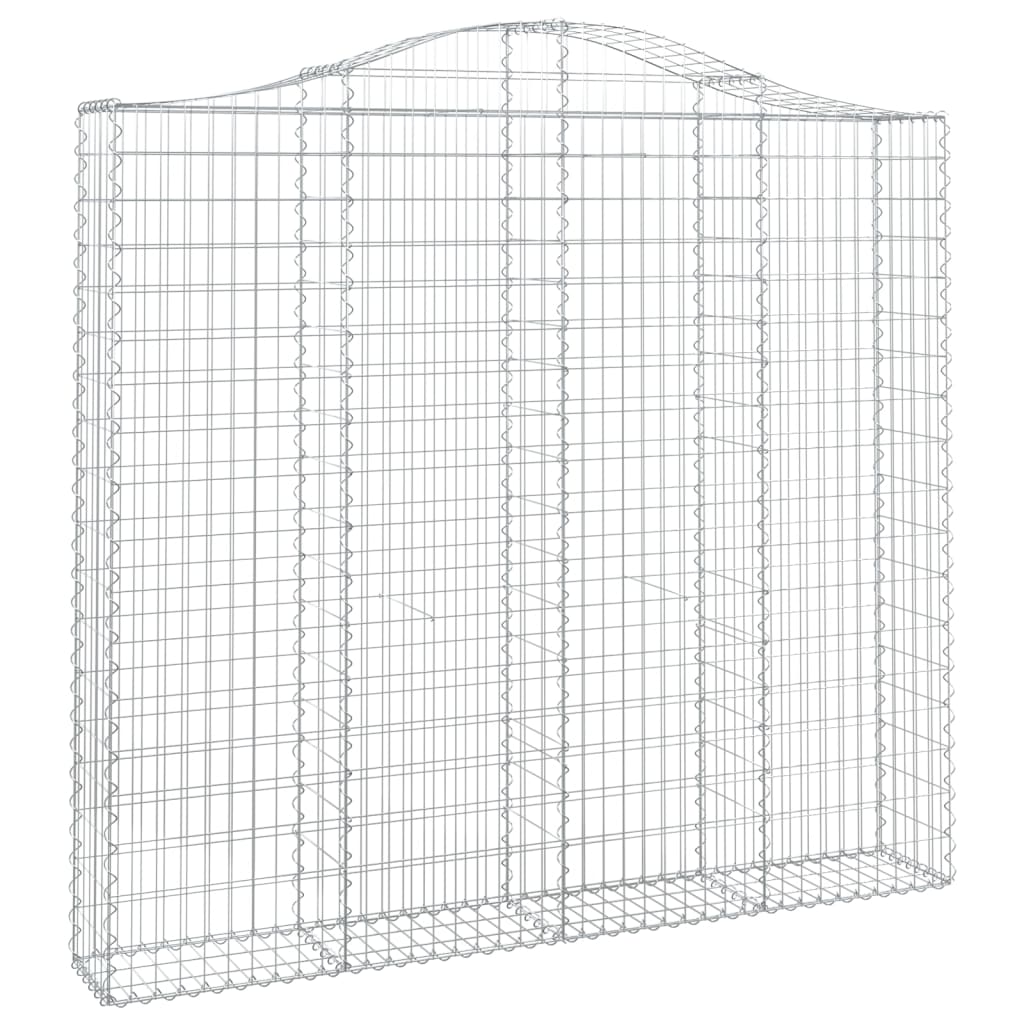 VidaXL Gabionengewölbe 200x30x180 200 cm aus verzinktem Eisen