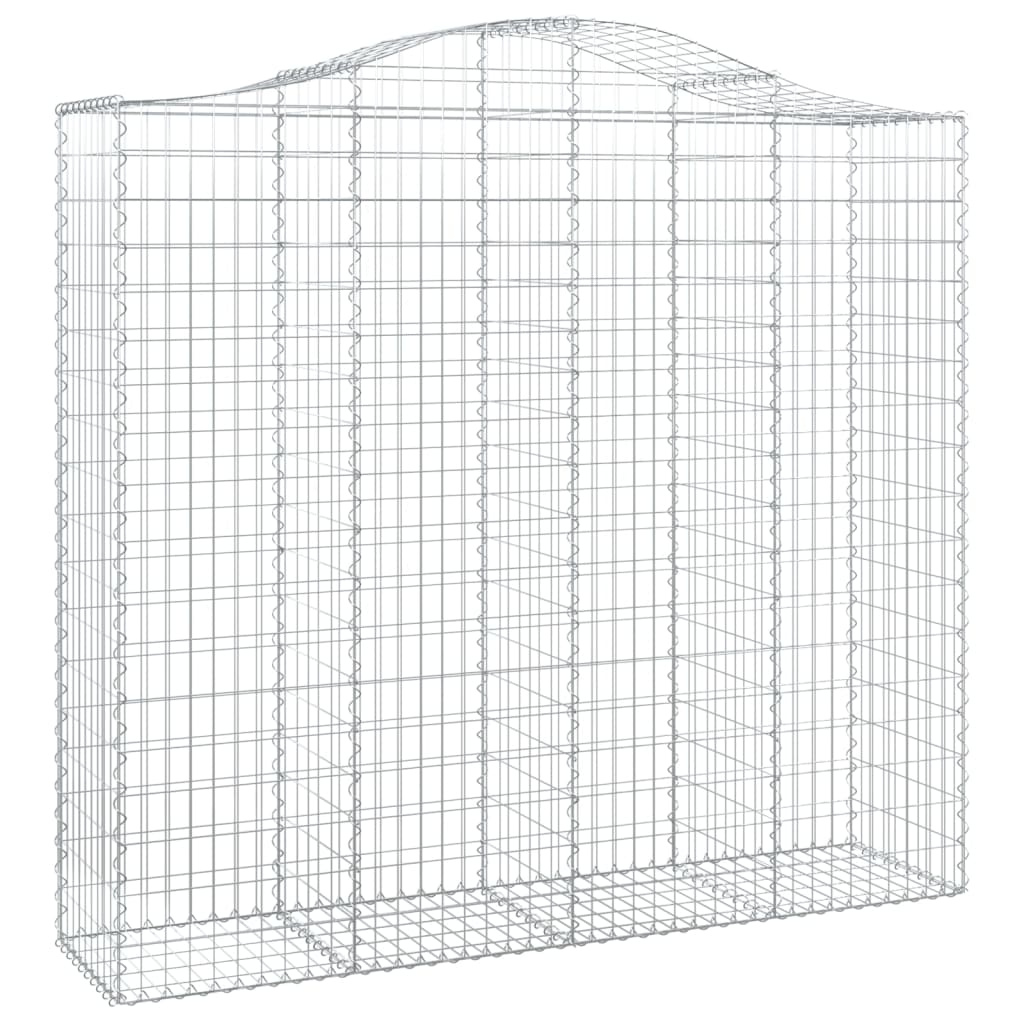 VidaXL Gabionengewölbe 200x50x180 200 cm aus verzinktem Eisen