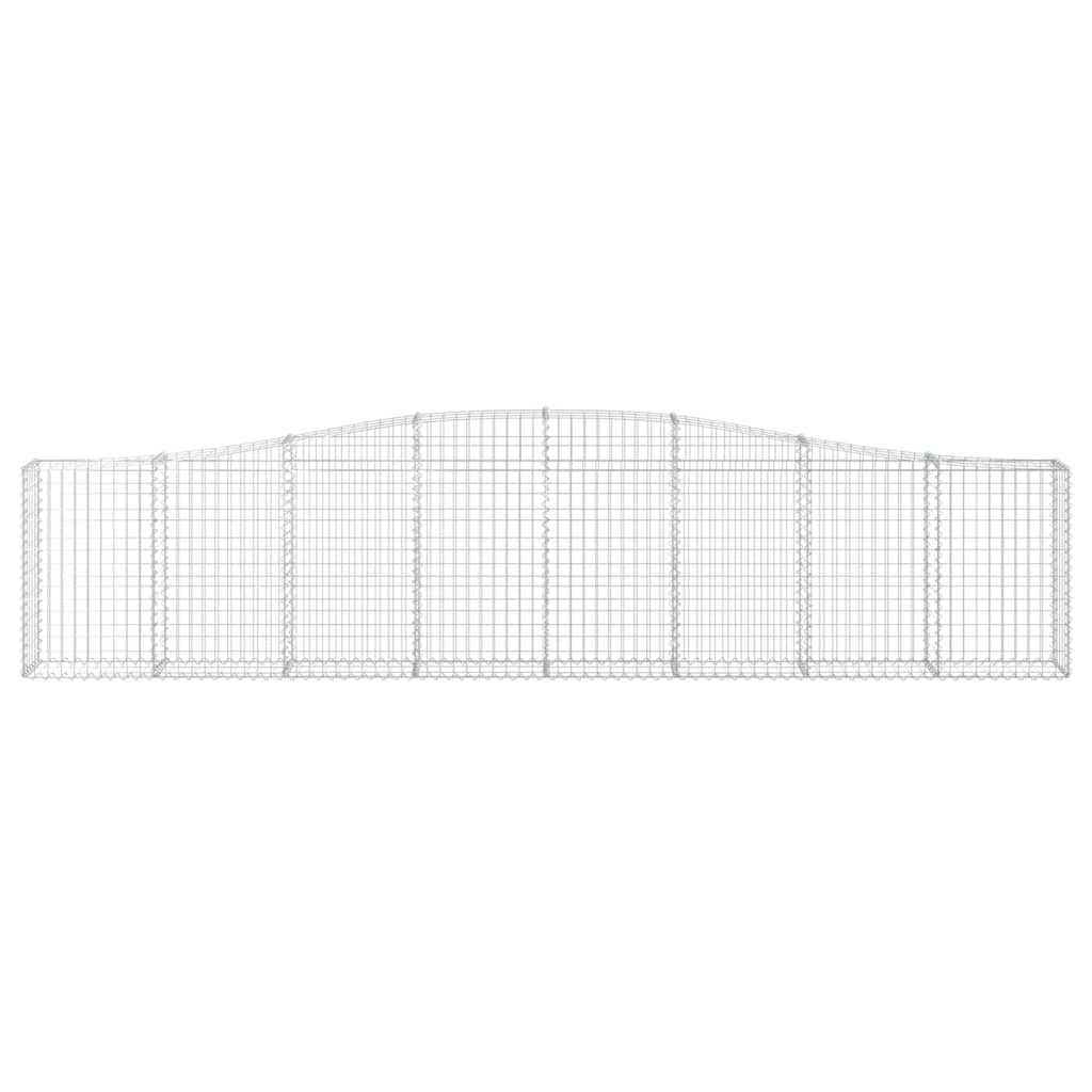VidaXL Gabionengewölbe 400x30x80 100 cm aus verzinktem Eisen