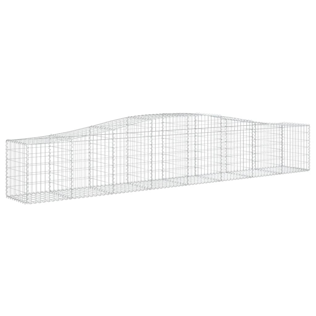 VidaXL Gabionengewölbe 400x50x60 80 cm aus verzinktem Eisen