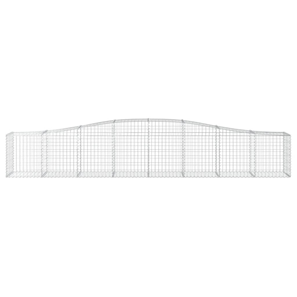 VidaXL Gabionengewölbe 400x50x60 80 cm aus verzinktem Eisen