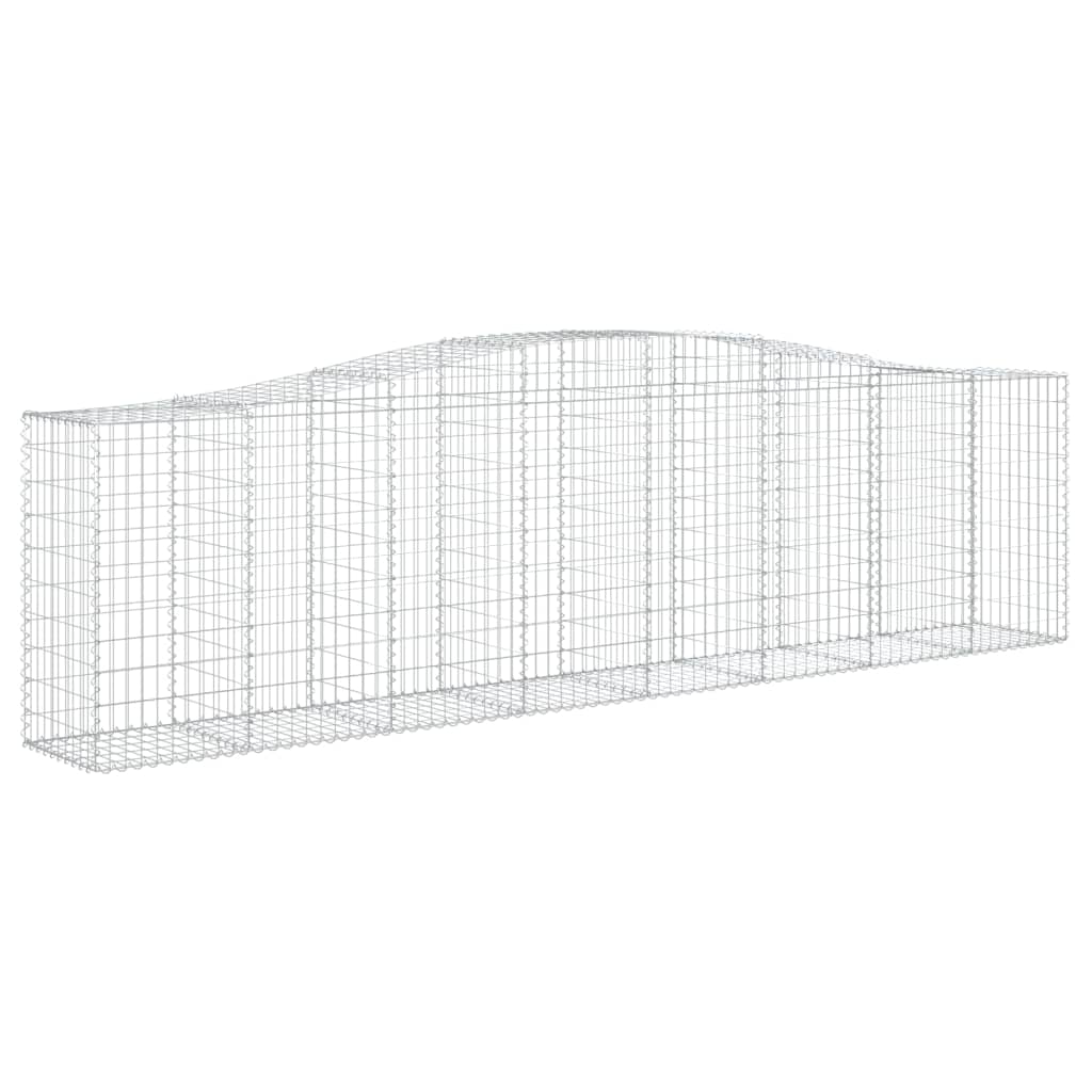 VidaXL Gabionengewölbe 400x50x100 120 cm aus verzinktem Eisen
