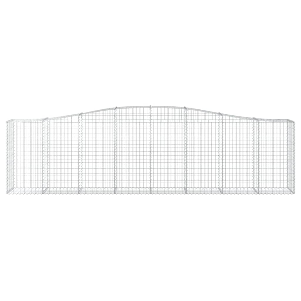 VidaXL Gabionengewölbe 400x50x100 120 cm aus verzinktem Eisen