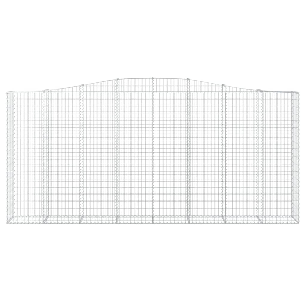 VidaXL Gabionengewölbe 400x50x180 200 cm aus verzinktem Eisen