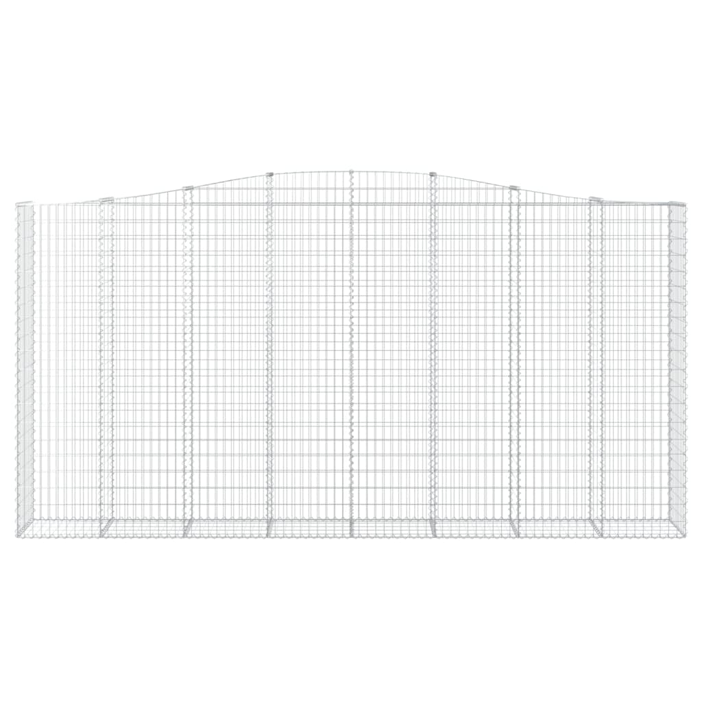 VidaXL Gabionengewölbe 400x50x200 220 cm aus verzinktem Eisen