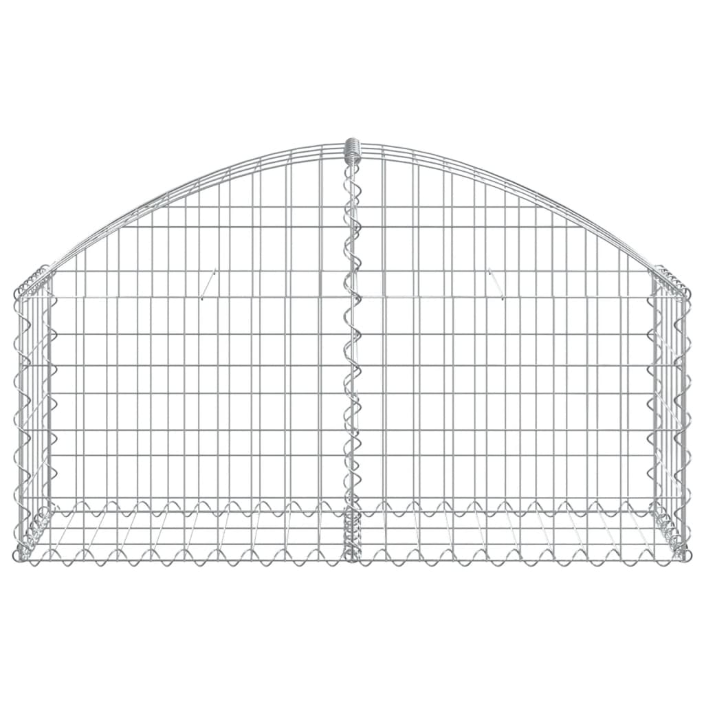 Vidaxx Gabione gewölbt 100x30x40 60 cm verzinktes Eisen