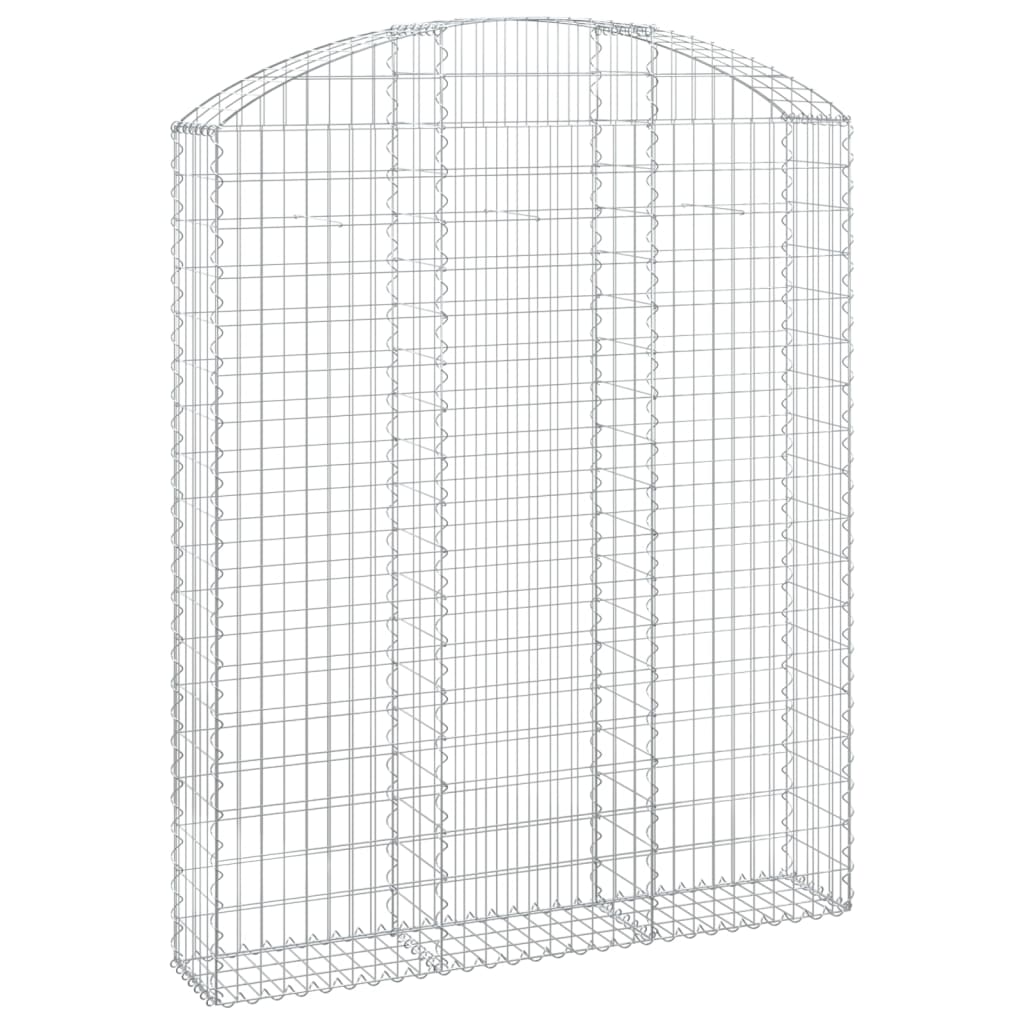 Vidaxx Gabione gewölbt 150x30x180 200 cm verzinktes Eisen