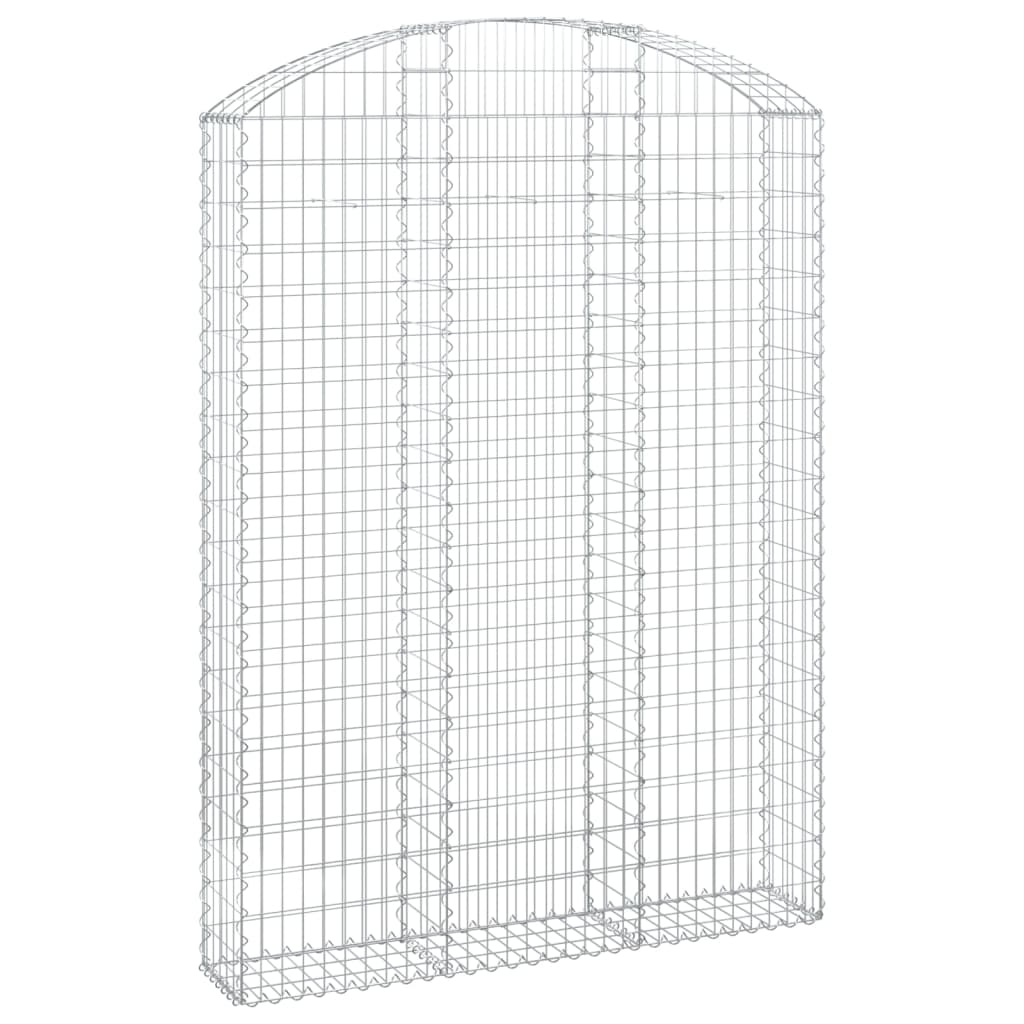 Vidaxx Gabione gewölbt 150x30x200 220 cm verzinktes Eisen