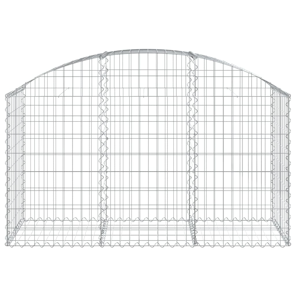 Vidaxx Gabione gewölbt 150x50x80 100 cm verzinktes Eisen