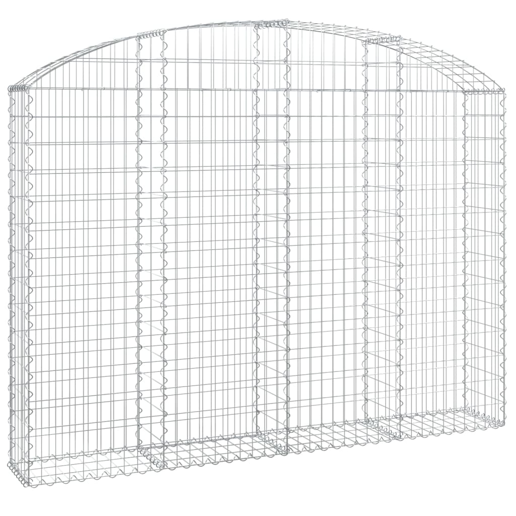Vidaxx Gabione gewölbt 200x30x140 160 cm verzinktes Eisen