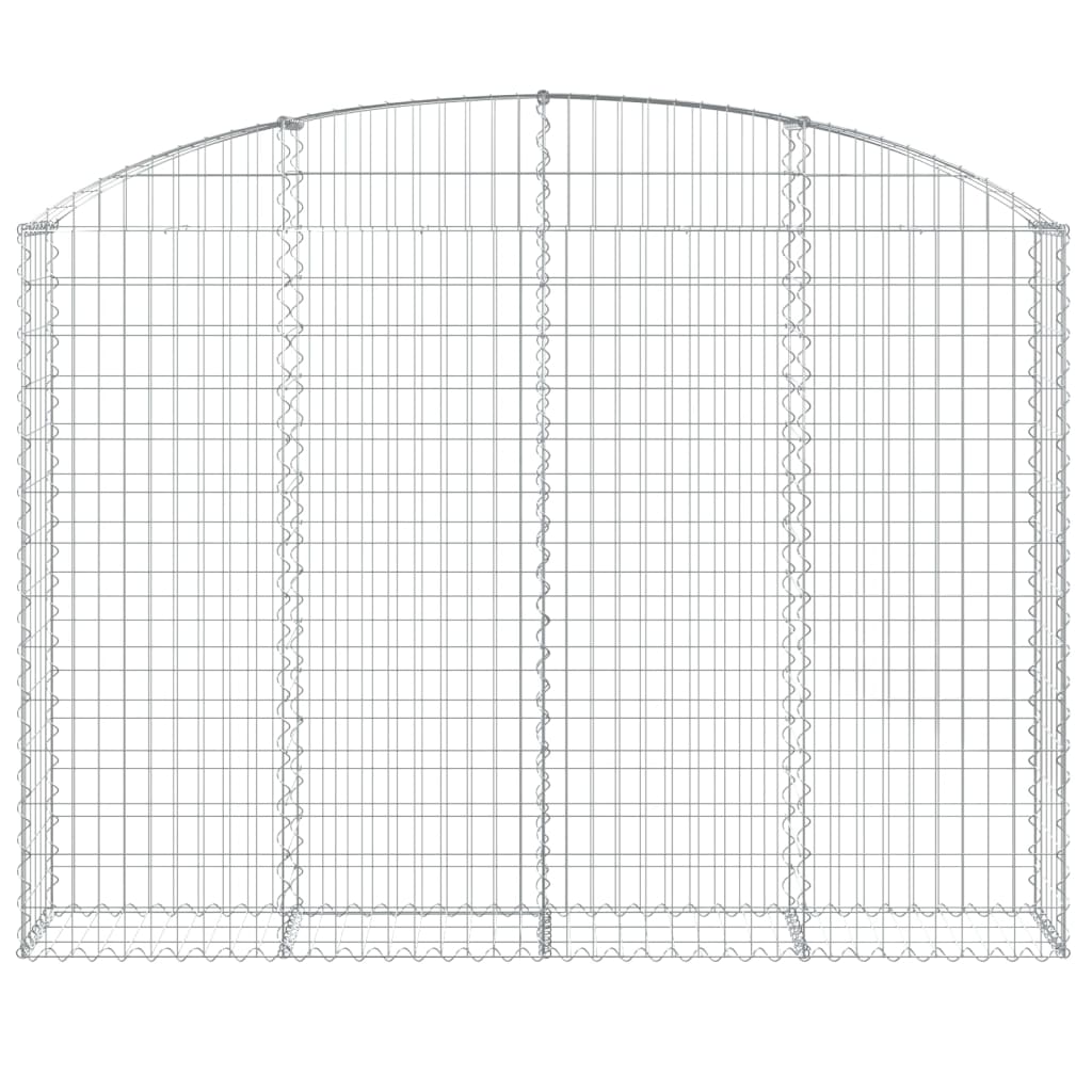 Vidaxx Gabione gewölbt 200x30x140 160 cm verzinktes Eisen