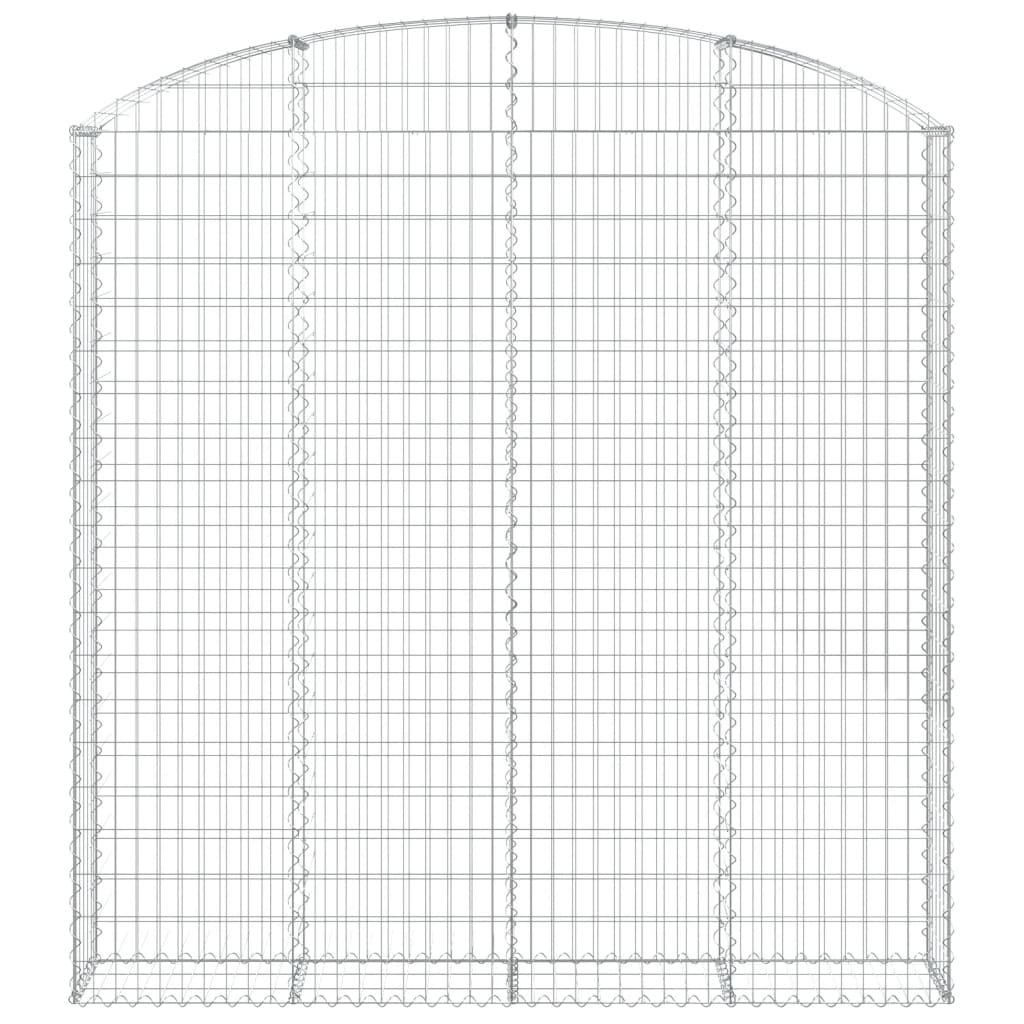 VidaXL Gabionengewölbe 200x30x200 220 cm aus verzinktem Eisen