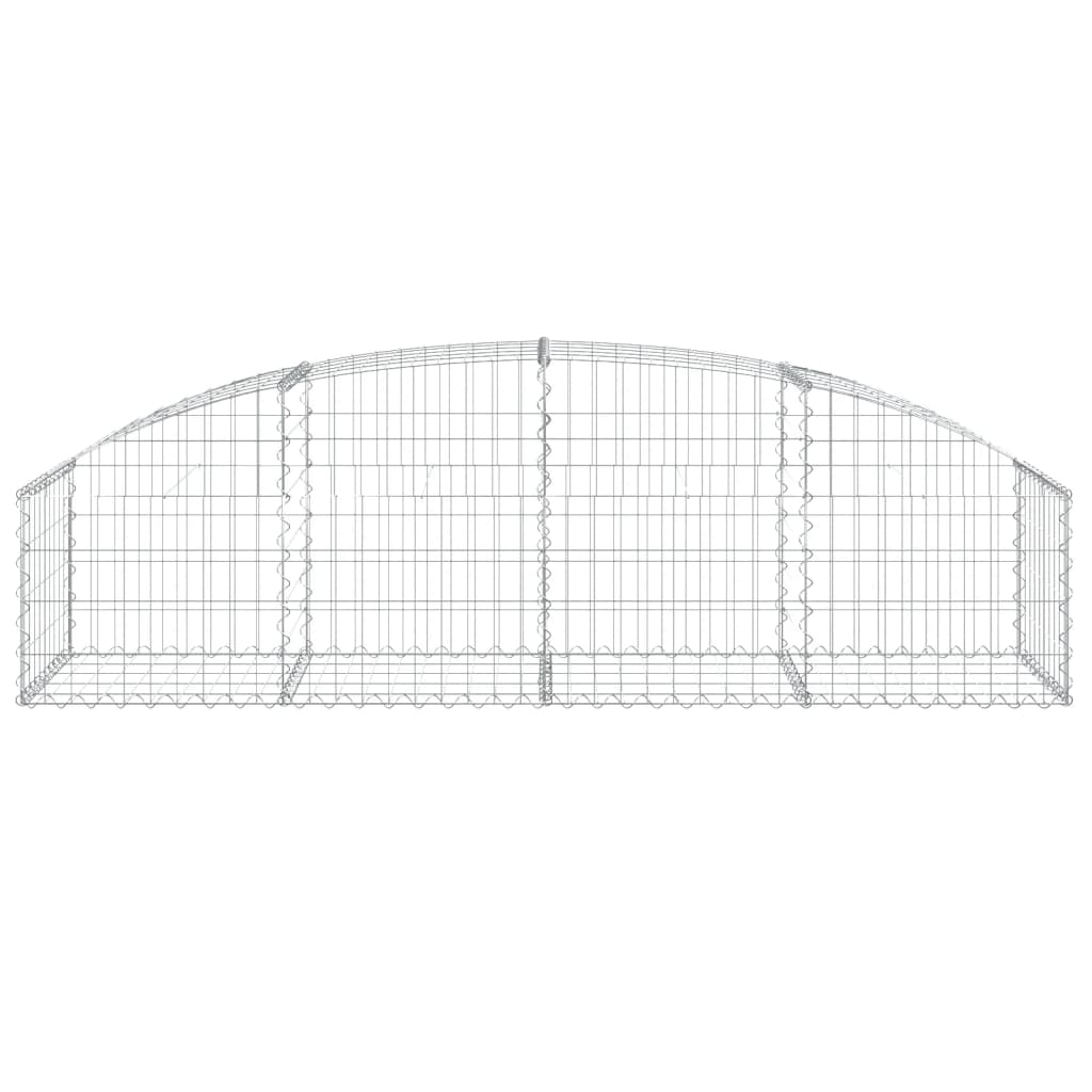 Vidaxx Gabione gewölbt 200x50x40 60 cm verzinktes Eisen