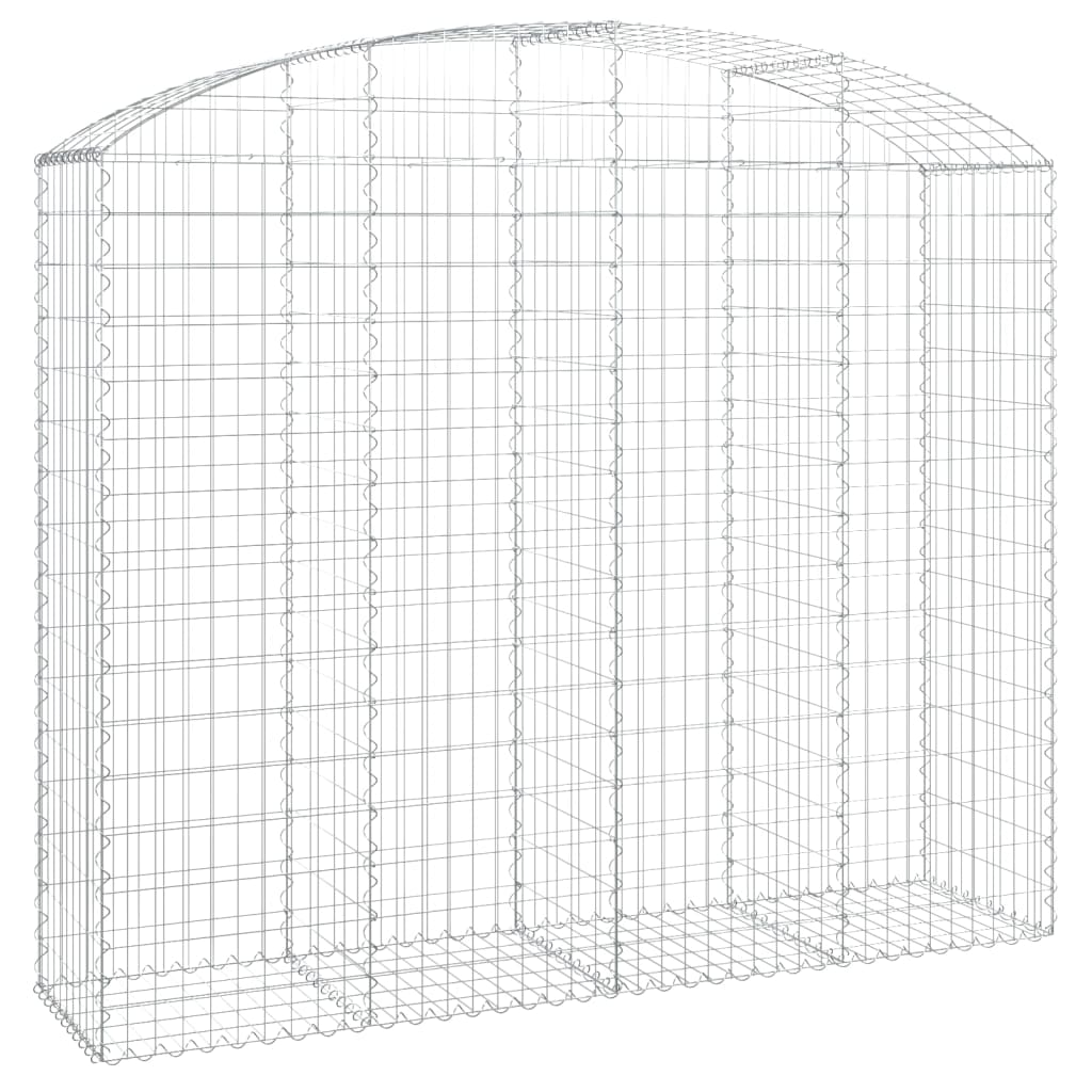 VidaXL Gabionengewölbe 200x50x160 180 cm aus verzinktem Eisen