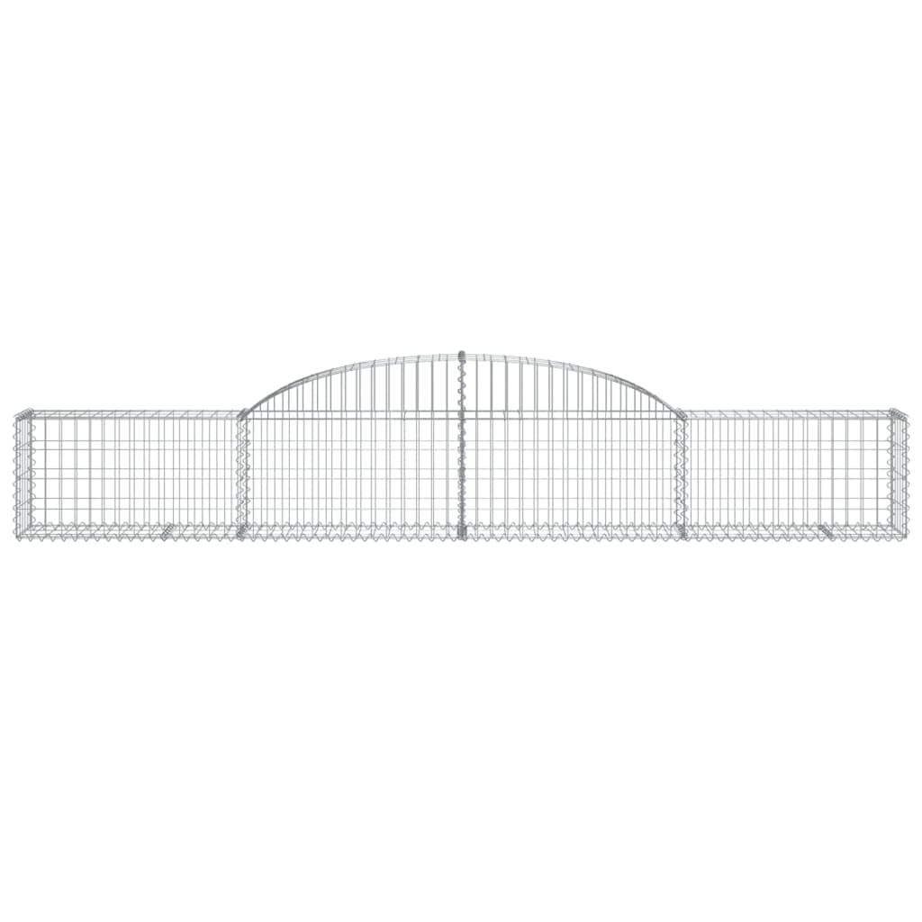 Vidaxx Gabione gewölbt 300x30x40 60 cm verzinktes Eisen