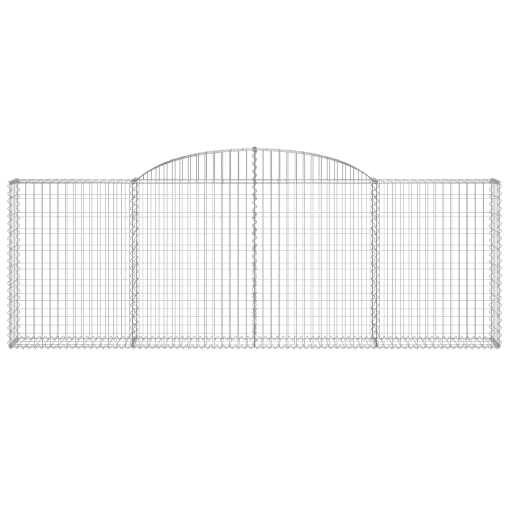 VidaXL Gabionengewölbe 300x30x100 120 cm aus verzinktem Eisen
