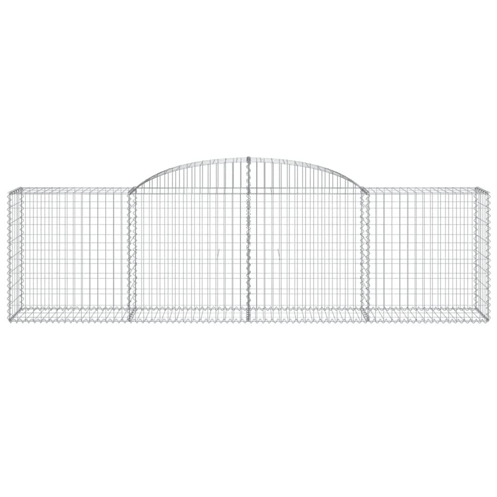 VidaXL Gabionengewölbe 300x50x80 100 cm aus verzinktem Eisen