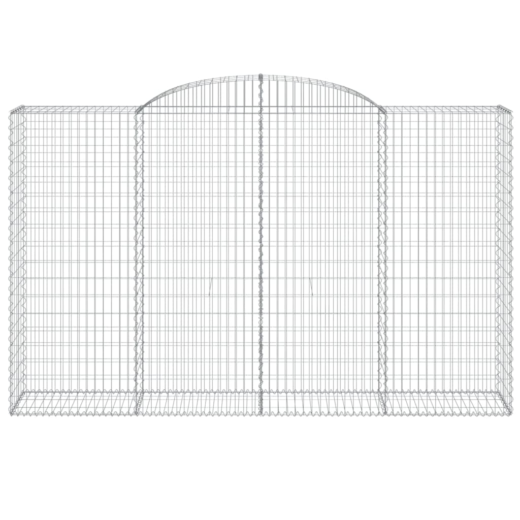 VidaXL Gabionengewölbe 300x50x180 200 cm aus verzinktem Eisen