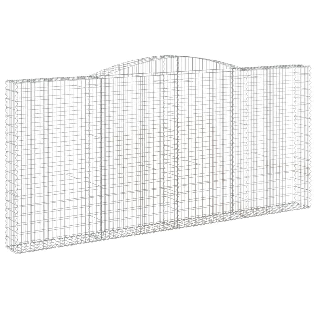 VidaXL Gabionengewölbe 400x30x180 200 cm aus verzinktem Eisen