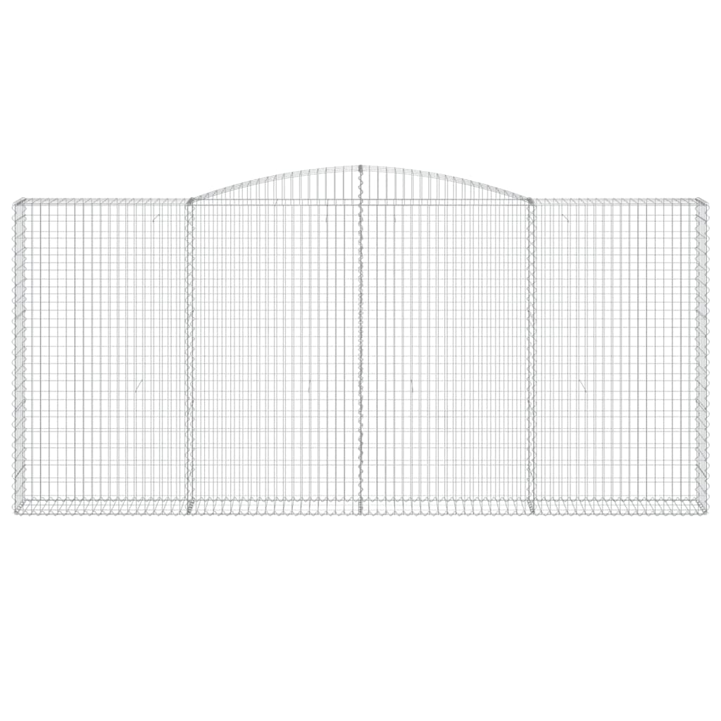 VidaXL Gabionengewölbe 400x30x180 200 cm aus verzinktem Eisen