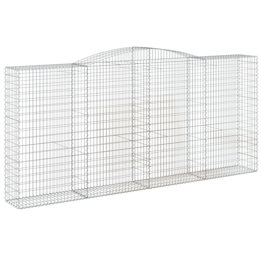 VidaXL Gabionengewölbe 400x50x180 200 cm aus verzinktem Eisen