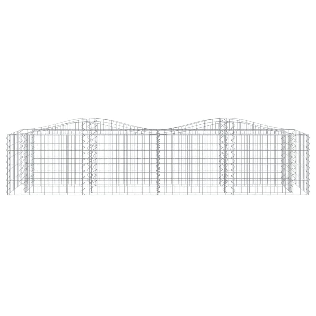Vidaxx Gabionengewölbe erhöht 200x50x50 cm aus verzinktem Eisen