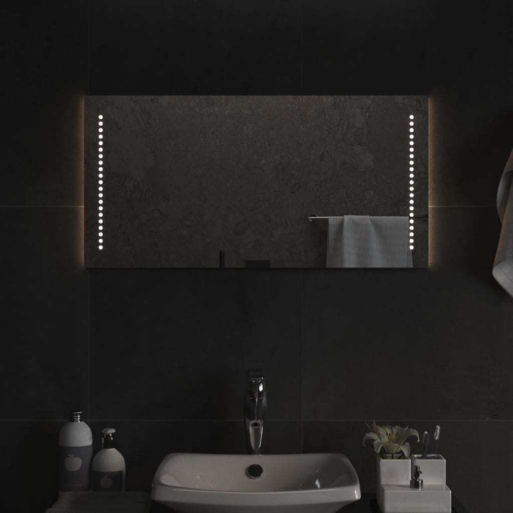 Vidaxl badkamerspiegel led 40x80 cm